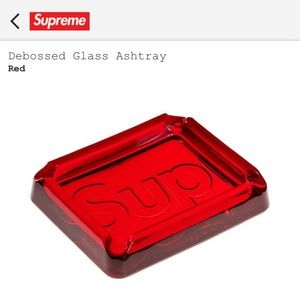 Supreme Debossed Glass Ashtray SS11
